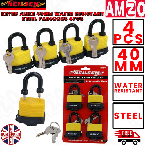 Heavy duty keyed alike - 4,