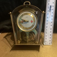 Vintage Schatz Brass Clock