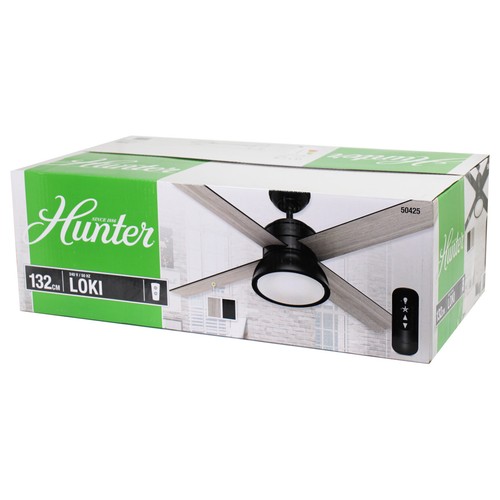 Hunter 50425 loki ceiling fan - ceiling,