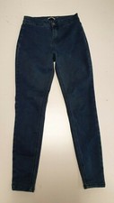 W859 BOY'S / GIRL'S TU DARK BLUE SKINNY STRETCH DENIM JEANS UK AGE 12 W26 L28