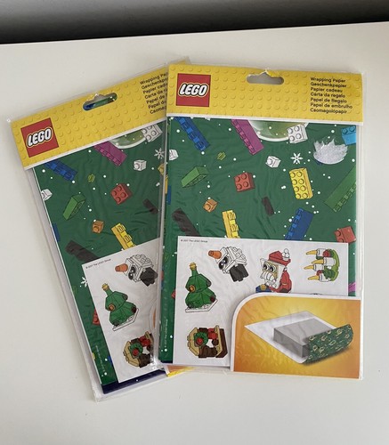 Lego christmas wrapping - 2x,