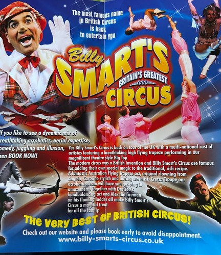 Billy smarts circus advert - billy,