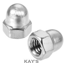 M3 M4 M5 M6 M8 M10 M12 M16 Dome Nuts Acorn Blind Closed Cap Hex Nut Zinc Plated