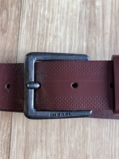 Diesel brown leather belt