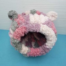Plush Pet Bed Hideaway Cozy