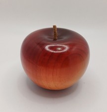 Unusual Red Wooden Apple