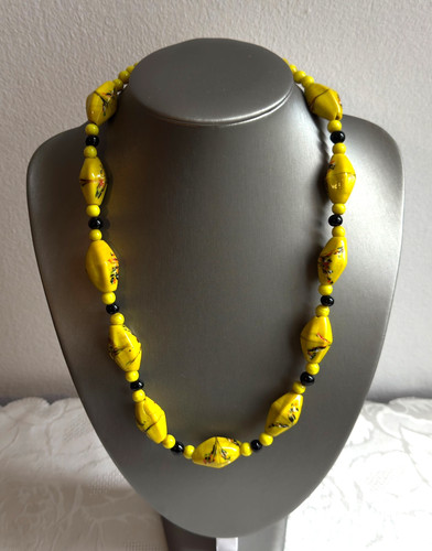 Vintage bright yellow and