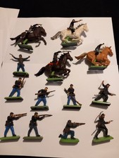 Britains Deetail 1:32 ACW Union Infantry x 4 Mounted x 9 Infantry Inc 3 Officers