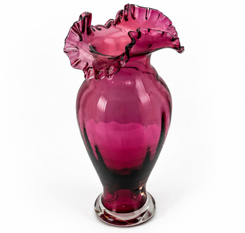 Vintage cranberry glass - cranberry,