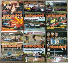 Unloaded 7.3 Stock Car Racing Magazine 2002. 6 Issues. BriSCA F2 & Saloon Stox