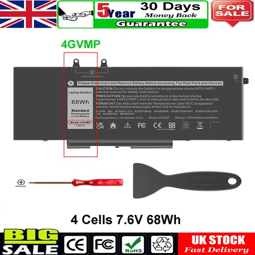 4gvmp battery for dell - for,