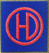 ORIG Painting for Cigarette Card WW2 Army Formation Badge 51st Highland Division