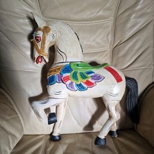 Antique Wooden Horse. Handmade. 19th century