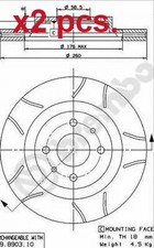 X2 PCS FRONT BRAKE DISC ROTOS