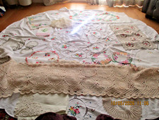 Job Lot 21 Vintage Embroidered
