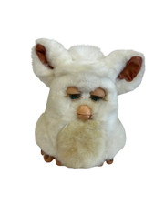 Vintage 2005 Furby Emoto Tronic Marshmallow 59294 Hasbro White Working Charity