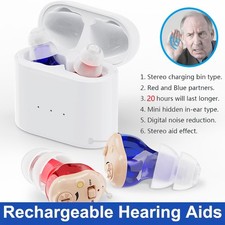 1 Pair Digital Hearing Aids