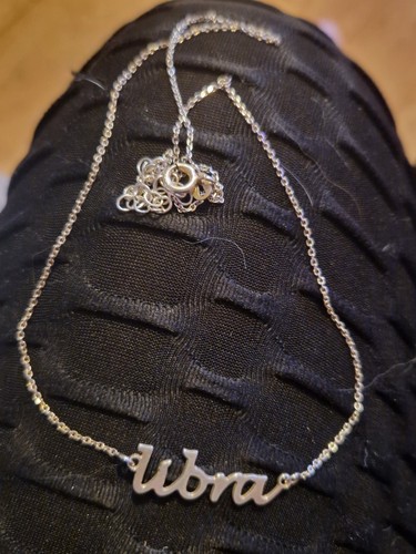Silver 925 libra necklace - silver,