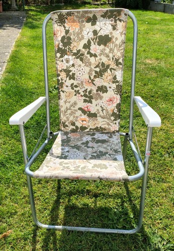 Vintage retro floral folding - retro,