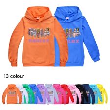 Boys Girls Roblox Hoodie Kids Casual Long Sleeve Hooded Sweatshirt Tops Gift UK