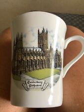 Reli Washbourne London- fine china mug -Canterbury Cathedral.V.G.C