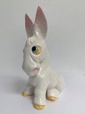 Sylvac 3383 Multi Colour Comical Donkey Mule Pottery Figurine (Chip to Foot)