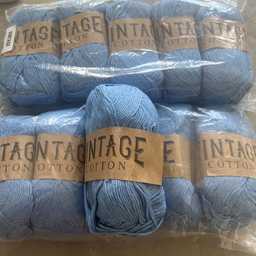 Mid blue vintage cotton - blue, ’