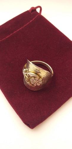 Sterling silver spoon rings - sterling,