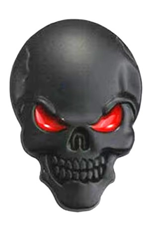 Black metal skull - skull, sticker
