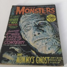 FAMOUS MONSTERS OF FILMLAND . NO 36 . Rare vintage leaflet . Fast Free shipping