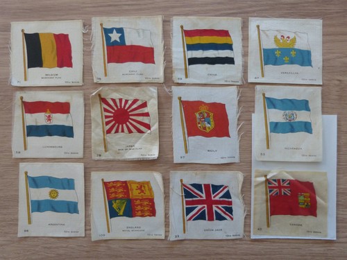 Silk cigarette cards - 12,