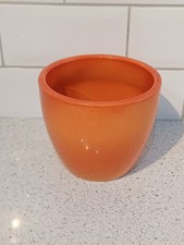 Scheurich German orange planter, Flower Plant Pot , EUC