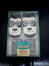 Kids Panda Click and Heat Cosy Socks. UK 11-2. New in box.