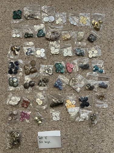 Sets vintage buttons - 50, of