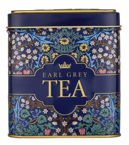 Victorian garden tea tin - victorian,