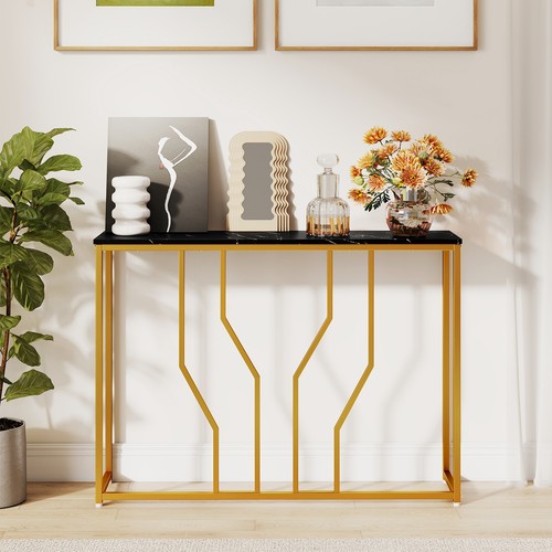 Gold console table modern - gold,