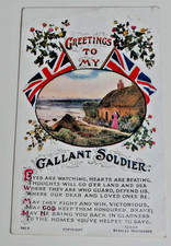 ORIG 1915 WW1 POSTCARD ROYAL FLYING CORPS FROM A M BEDDOES No4756 3rd SQUADRON