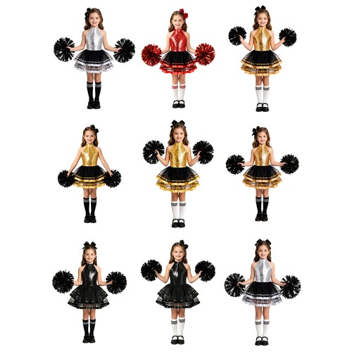 Girls set dance cheerleading - dance,