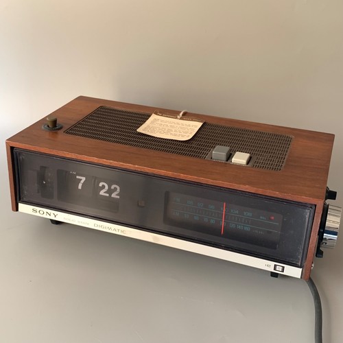 Vintage sony digimatic am - vintage, fm/am