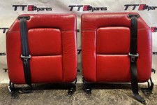 Genuine Audi TT Mk1 Leather Seat*REAR RED SEATS ONLY*98-06 Top And Bottom