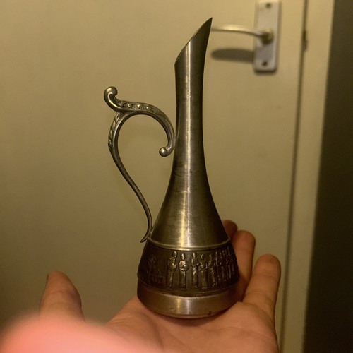 Pewter pitcher asian - pewter,