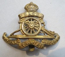 Military Brass K/C Cap Badge