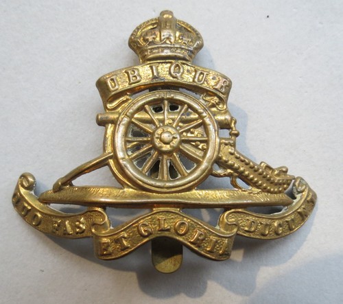 Military brass cap badge - military,