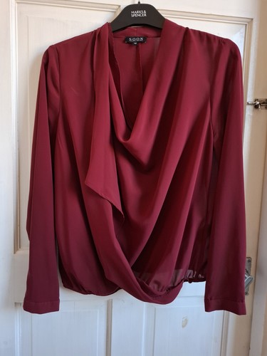 Ladies cowl neck top - cowl,