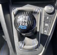 Genuine Carbon Fiber RS Gear Knob for Ford Focus 6 Speed