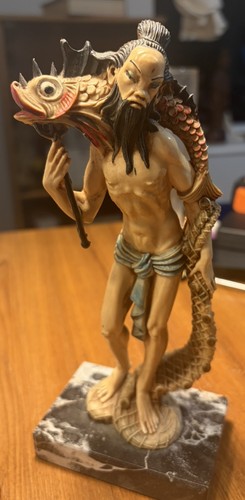 Vintage chinese fisherman hard - vintage,
