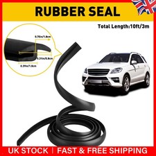 1x 300CM Car Door Boot Edge Protector Strip Trim U Shape Guard Seal Rubber Black