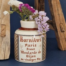Vintage French Mustard Pot -
