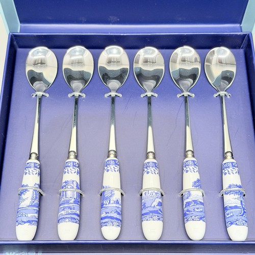 Spode blue italian set - set, of