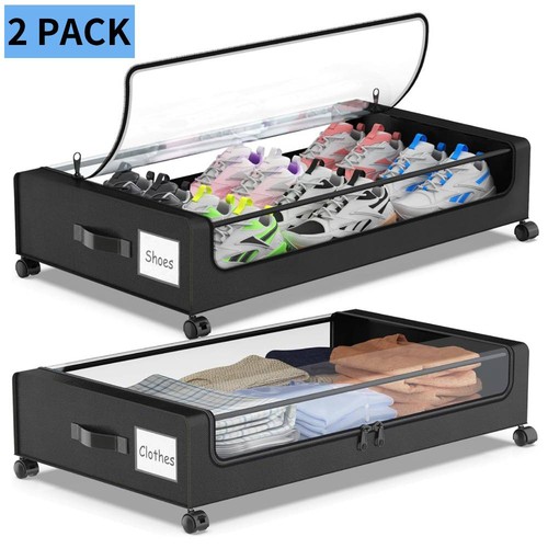 Pack under bed storage - 2-pack,